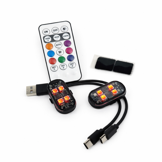 Luces LED inalámbricas RGB, con carga USB