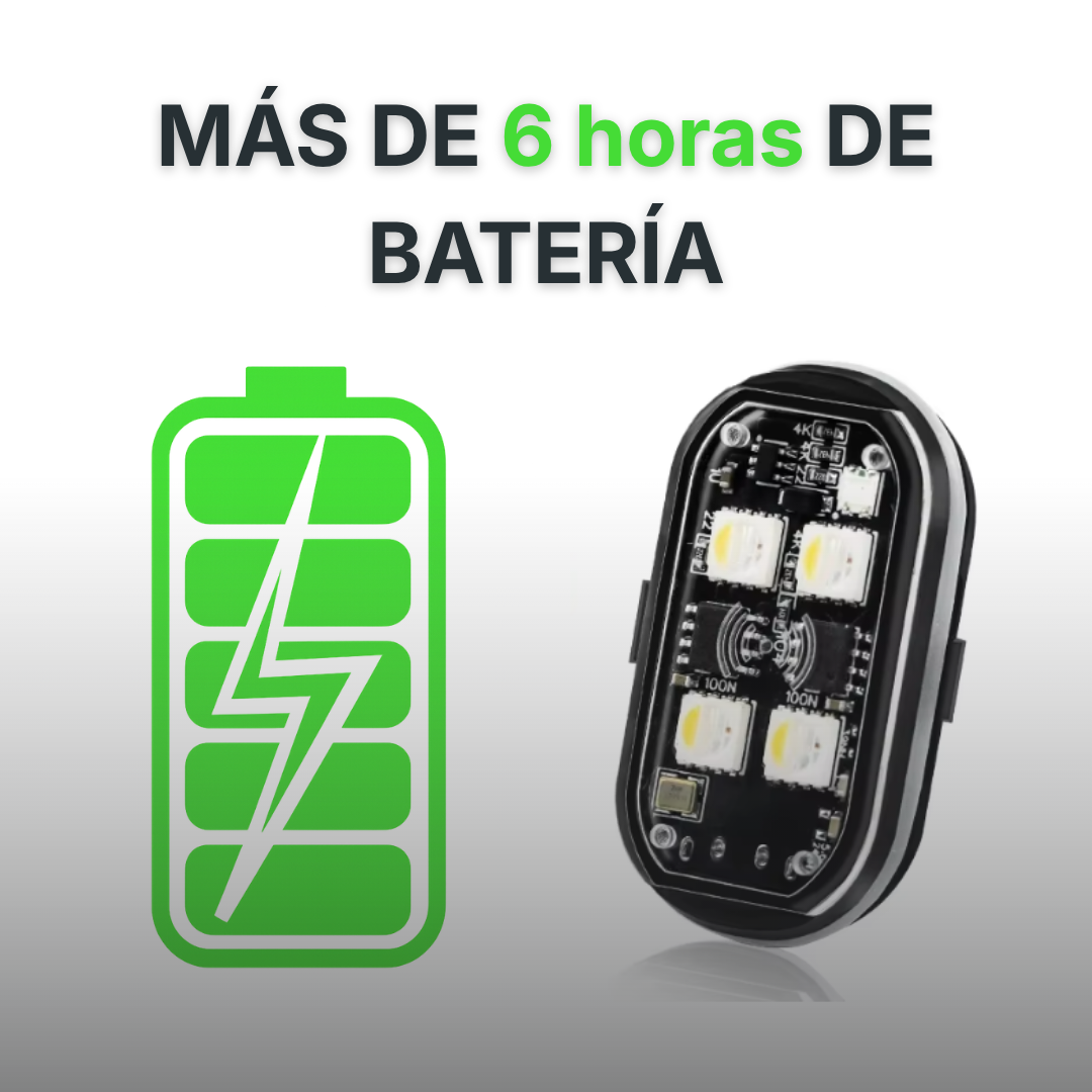 Luces LED inalámbricas RGB, con carga USB