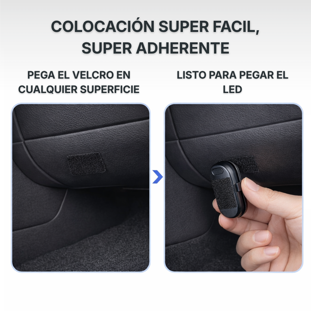 Luces LED inalámbricas RGB, con carga USB